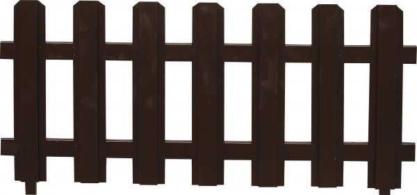 Заборчик декоративный 90x40 см серо-белый