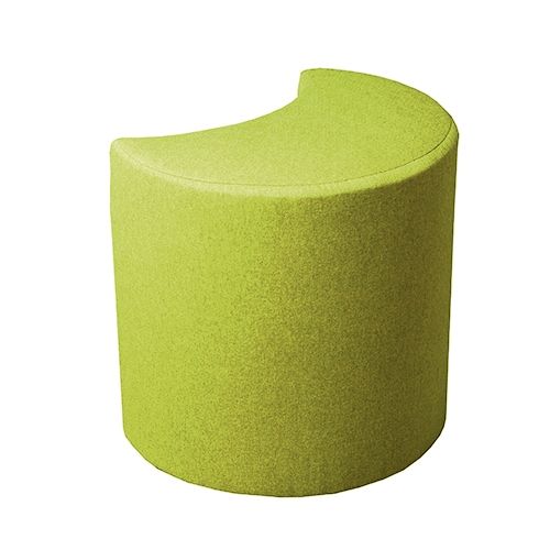 Пуф Марбет Півмісяць 400x400x240 мм Malaga №15 оливковий 