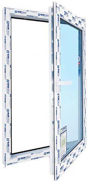 Вікно поворотне WINTECH 540 500x500 мм праве 
