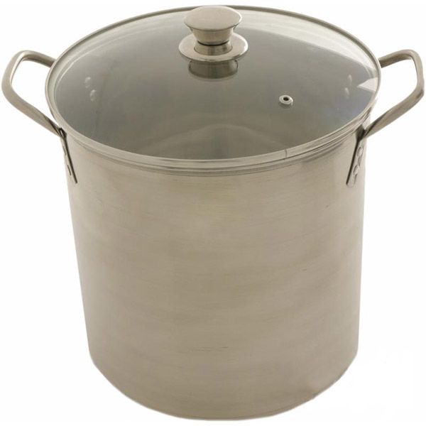 Кастрюля из нержавеющей стали Martex с крышкой 11 л