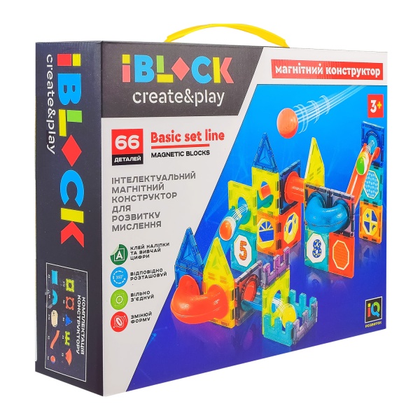 Конструктор магнитный Iblock PL-921-251