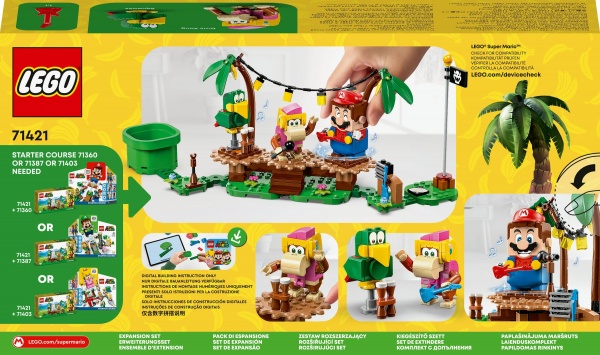 Конструктор LEGO Super Mario Импровизация в джунглях Дикси Конг. Дополнительный набор 71421