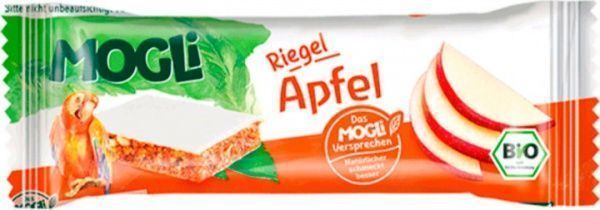 Батончик MOGLI зерновий органічний яблуко 25г 