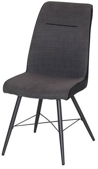 Стул обеденный Лиам New X-1339KD 465х680х960 мм черный/черно-серый