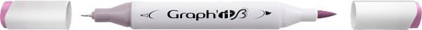 Маркер двусторонний Graph'it Brushmarker GI85275 красно-фиолетовый 