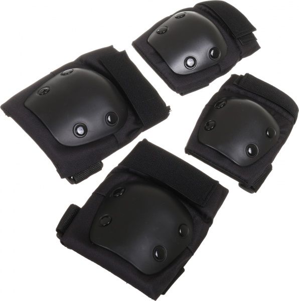 Комплект захисту MaxxPro для роликових ковзанів PR-6-BK р. L чорний