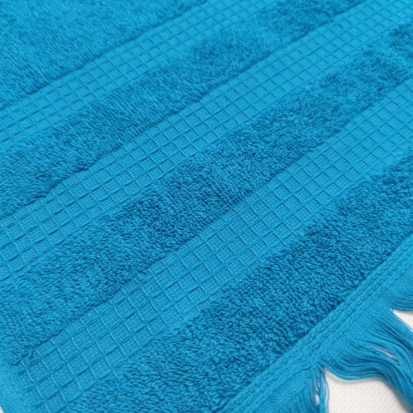 Рушник пляжний Вафля 90x160 см синій 