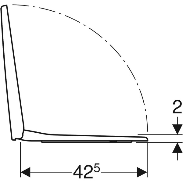 Сиденье для унитаза Geberit Selnova Square 500.336.01.1 с кришкой