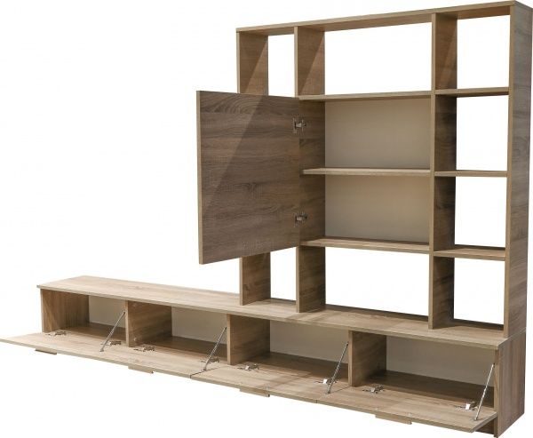 Стенка Капри дуб сонома трюфель 