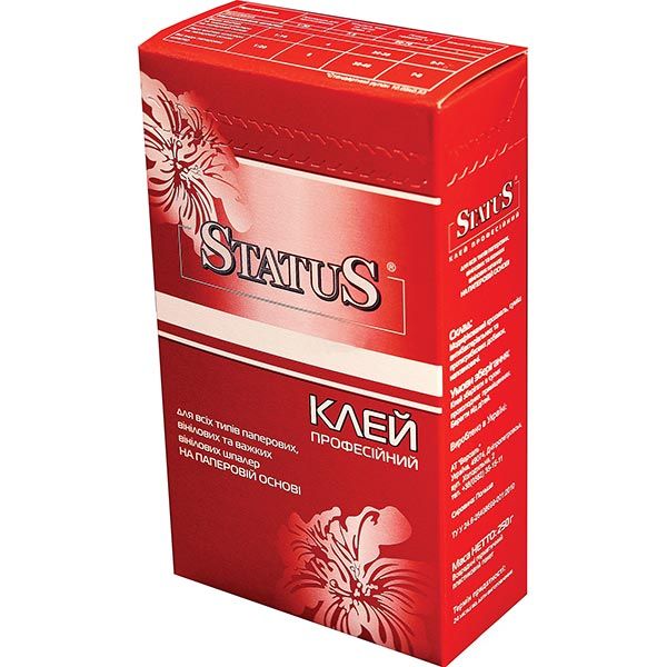 Клей шпалерний Status професійний для паперової основи 250 г