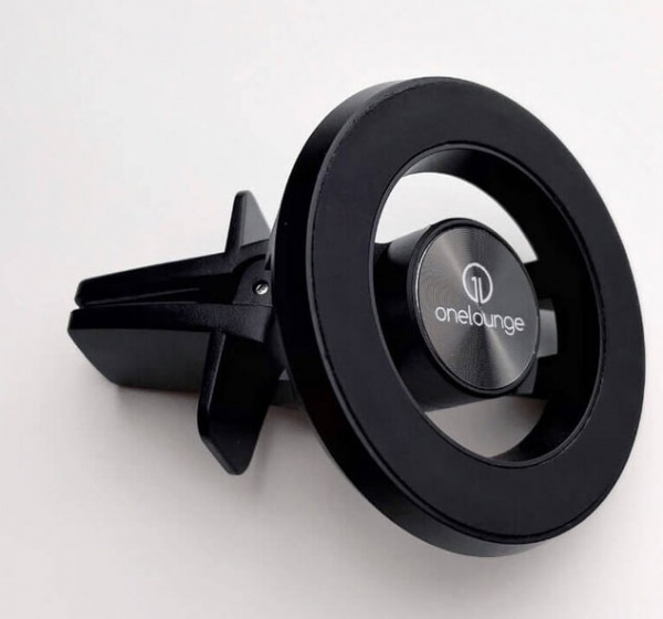 Автотримач OneLounge 1Mag MagSafe для iPhone 13 | 12 чорний