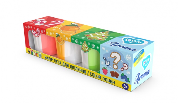 Набор теста для лепки Lovin Aroma Dough 4 cups (41201) 41201