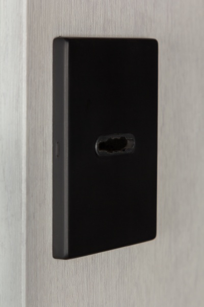 Двері вхідні К-8 (квадро) 539/237 mamba morion / рустик авиньйон блан 2050x950 мм ліві