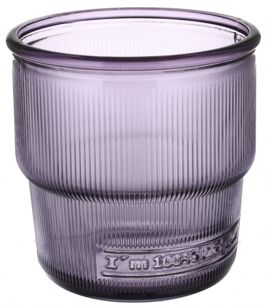 Стакан низкий Ribbed Apilable мальва 300 мл 1 шт. San Miguel 