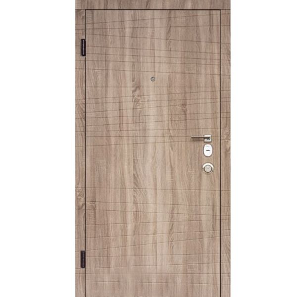 Двери металлические  Portal Sonata Сонома темная 2040x860x80 мм левые