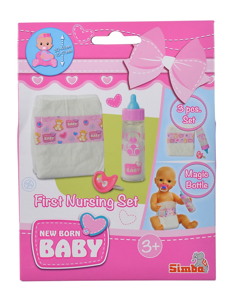 Ігровий набір Simba Аксесуари для пупса НББ 3 шт. 5562487