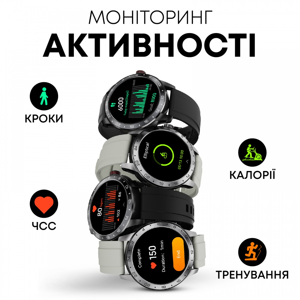 Смарт-часы HiFuture Flex2 black (flex2.black)