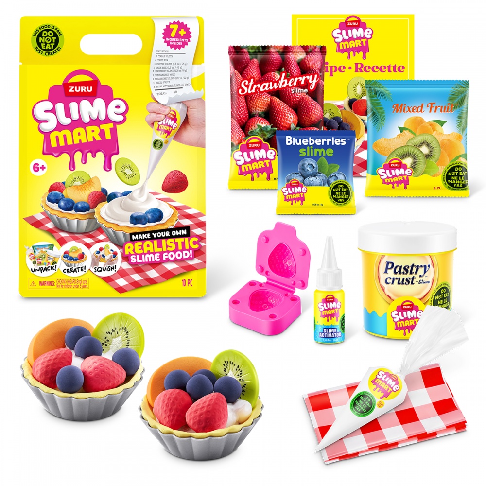 Ігровий набір Slime Mart Shopping Bag Фруктовий тарт 15901E