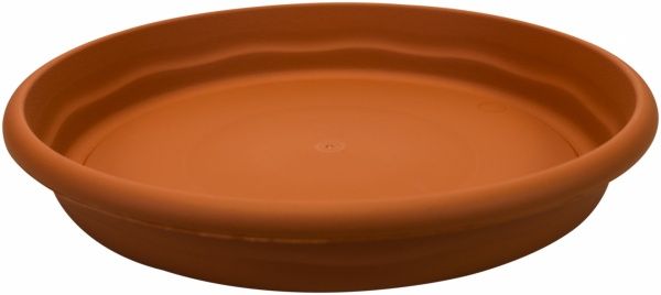 Поддон пластиковый Plastiken Terra Plato Redondas круглый (7444) терракот 