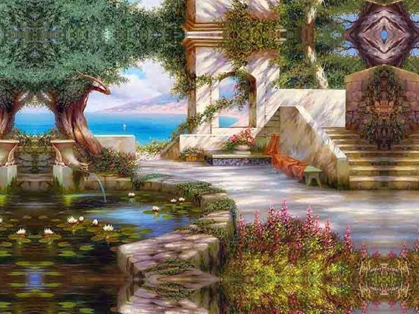 Репродукция RC-Southern landscape 1 60x80 см RozenfeldArt 