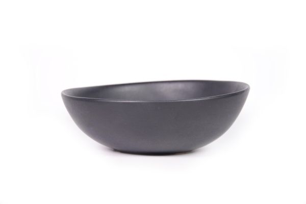 Салатник скошений 1100 мл Блек Мат Manna Ceramics