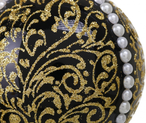 Шар новогодний Элит d 100 мм в ассортименте