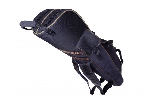 Чехол для удилища KENT&AVER двухсекционный полужесткий №02 черный 135 см