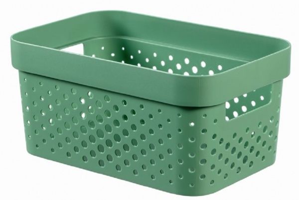 Корзина универсальная пластиковая Curver 245854 Infinity 4,5 л зеленая 120x270x190 мм