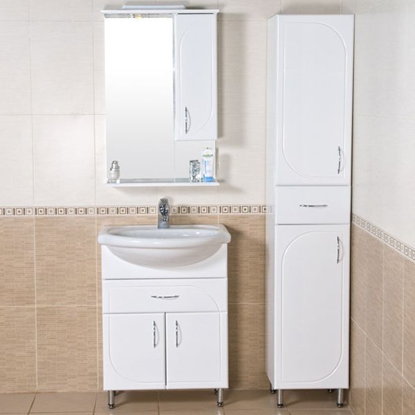 Тумба с умывальником Аква-Родос Оптима 01К0260 60 см белая