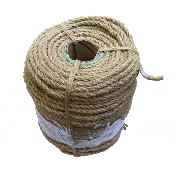 Канат джутовий 6 мм бежевий