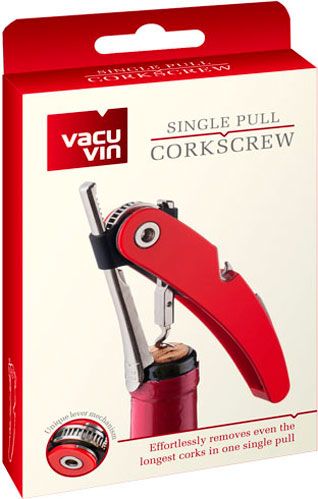 Штопор Single Pull Corkscrew червоний 68851606 Vacu Vin