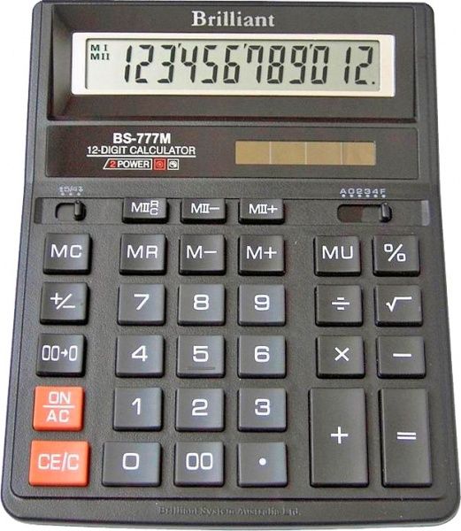 Калькулятор BS-777 професійний ТМ Brilliant