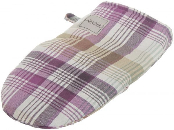 Прихватка-рукавиця Клітинка м'ята 15x29 см рожевий La Nuit 