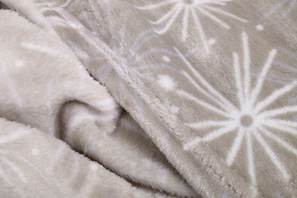 Плед Flannel Stars 160x200 см серый La Nuit 