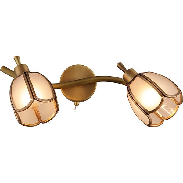 Спот Altalusse 2x40 Вт E14 бронзовый INL-9317W-02