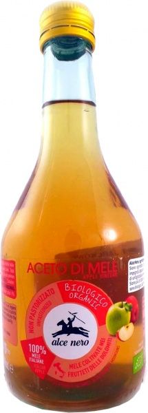 Уксус TM Alce Nero Органический Фильтрованный Aceto Di Mele (8000019194535) 500 мл