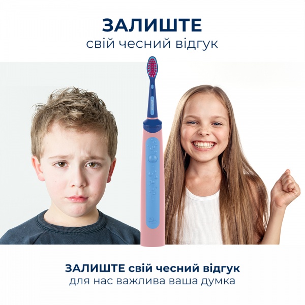 Электрическая зубная щетка Playbrush Smart Sonic Pink (9010061000711)