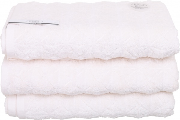 Полотенце махровое Vente 70x140 см кремовый Karna 