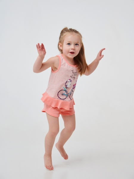 Пижама детская для девочек Smil р.92 розовый 