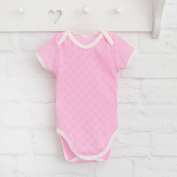 Боди детское для девочки Blanka Сердечко р.92 розовый 110286 