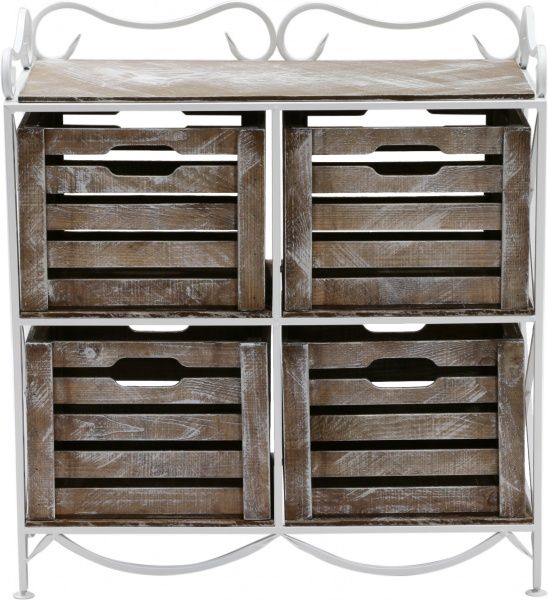 Этажерка Le-Puf з 4 ящиками (2x2) 760x710x360 мм белый 