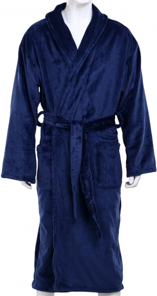 Халат La Nuit шаль мужская в упаковке р. M синий