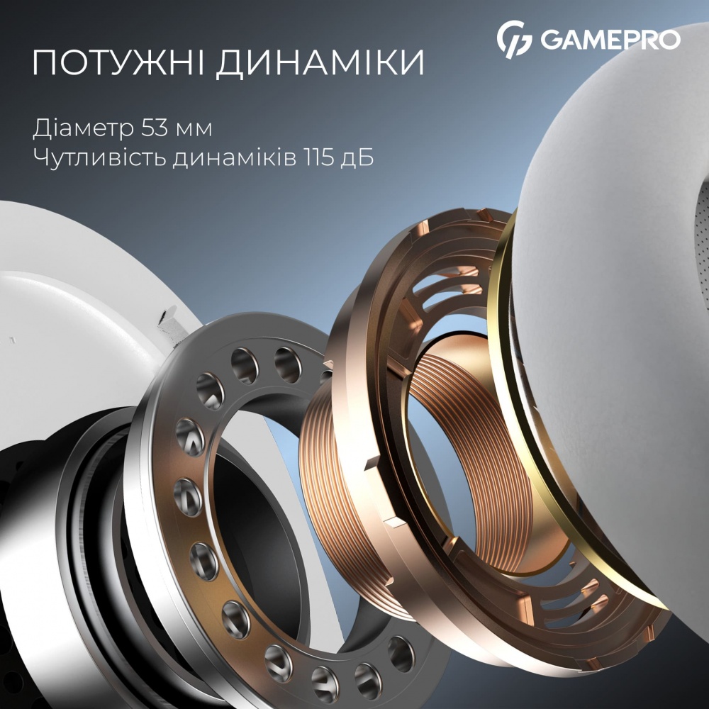 Гарнітура GamePro Asgard Freya Pro 4-Mode white (HSW201WB)