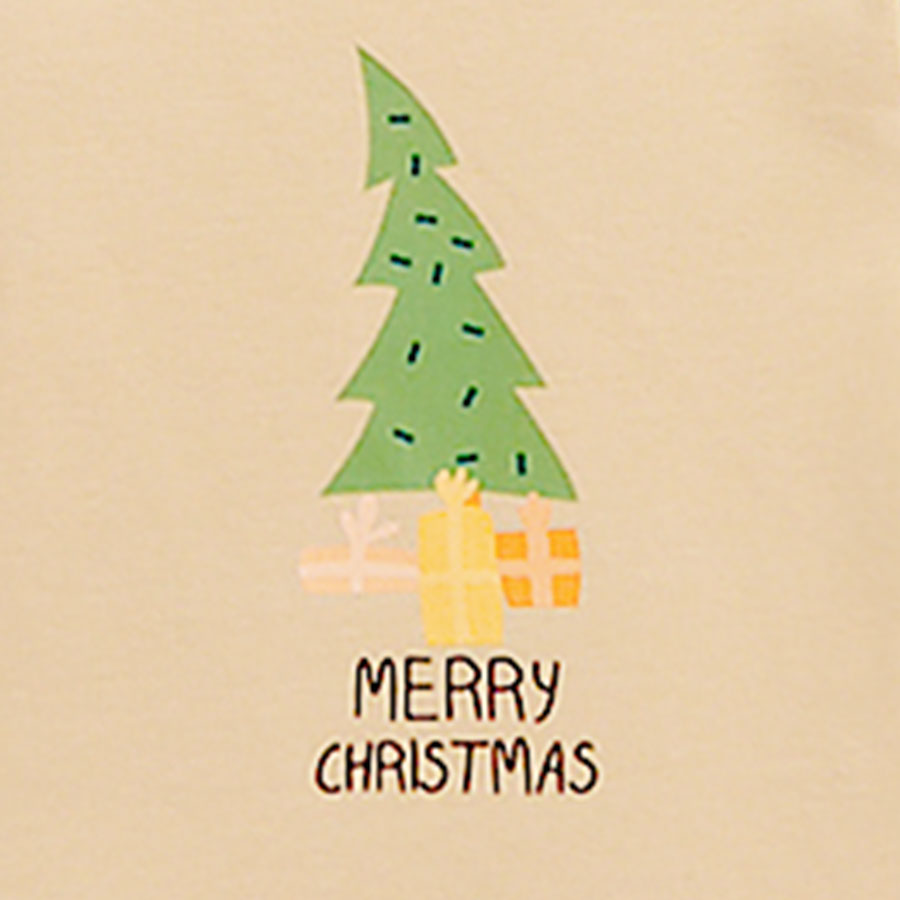 Боди детское унисекс Blanka Елка р.68-74 бежевый 110898