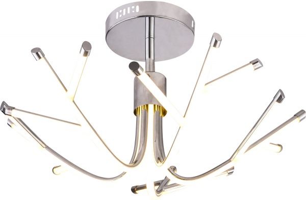 Люстра світлодіодна Геотон GTN-612А/5С 48170 72 Вт хром 