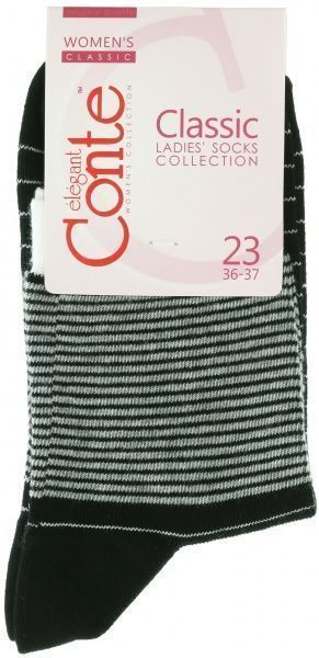 Носки женские Conte Classic р. 23 черный 058 