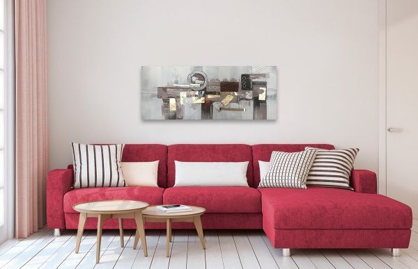 Картина Abstract geometry 60x150 см GF-W100374H 