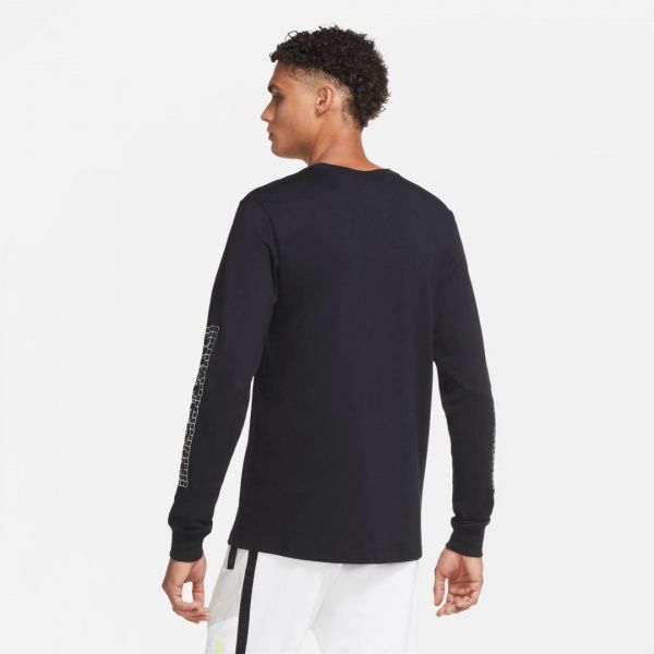 Футболка Nike M NSW LS TEE FUTURA FOIL CZ4708-010 S чорний