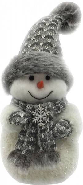 Декорация новогодняя Blooming снеговик 15x24 см 