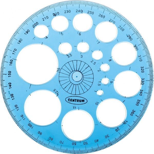 Транспортир d11 см 84821 Centrum